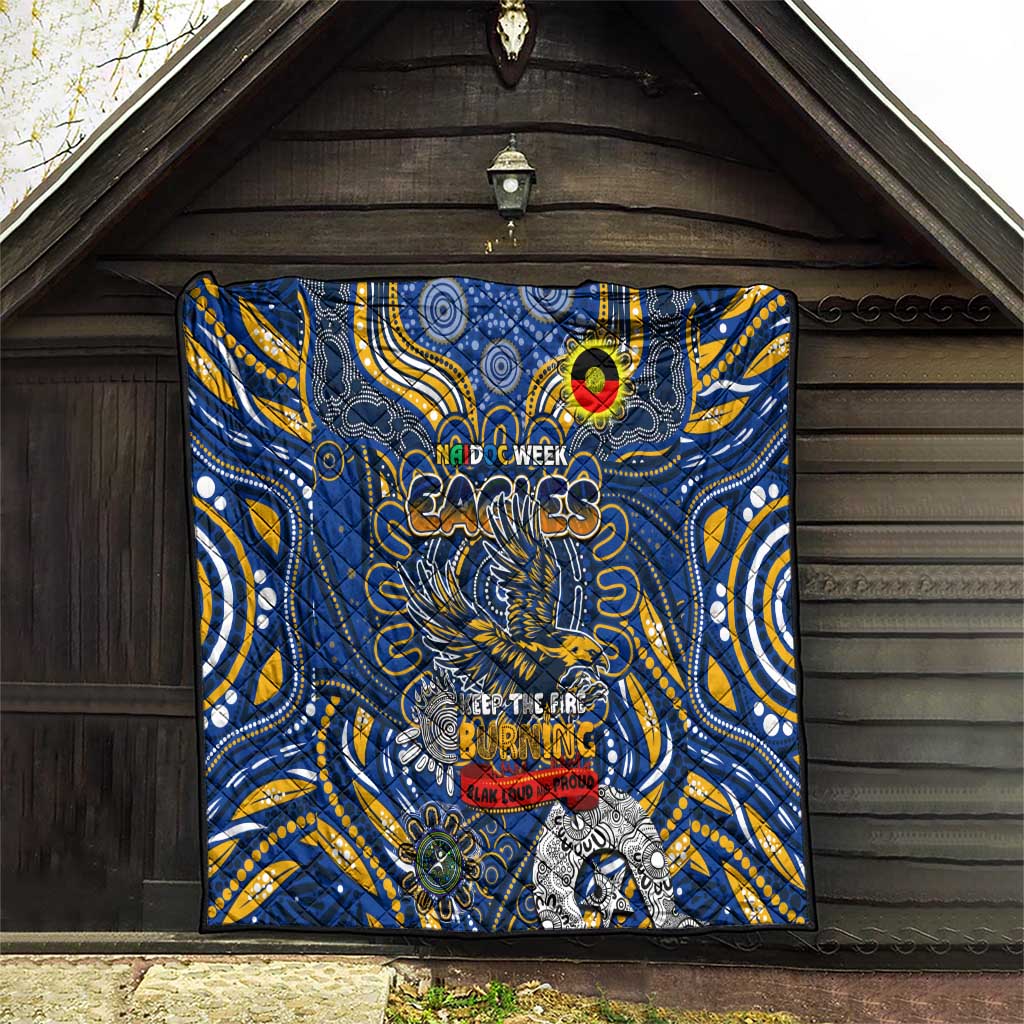 West Coast Eagles NAIDOC Week 2024 Quilt Mascot Football