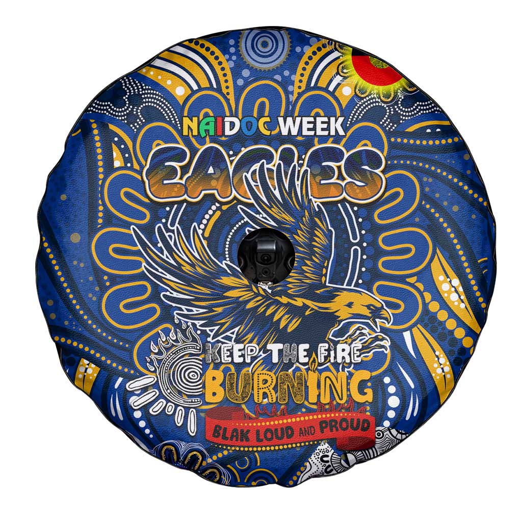 West Coast Eagles NAIDOC Week 2024 Spare Tire Cover Mascot Football