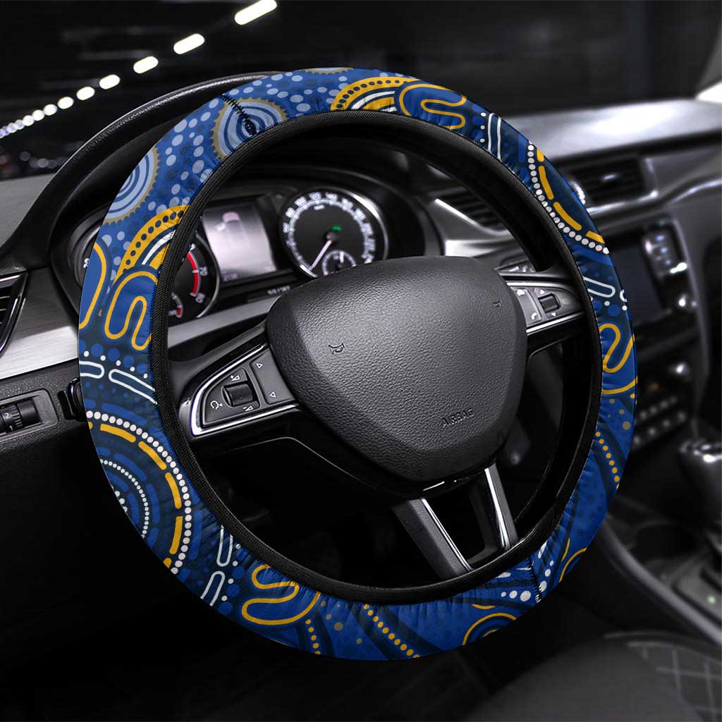 West Coast Eagles NAIDOC Week 2024 Steering Wheel Cover Mascot Football