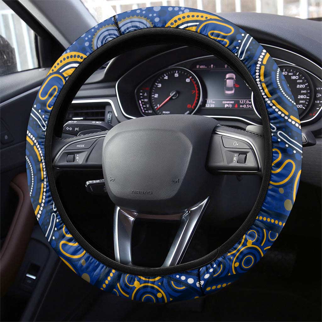 West Coast Eagles NAIDOC Week 2024 Steering Wheel Cover Mascot Football