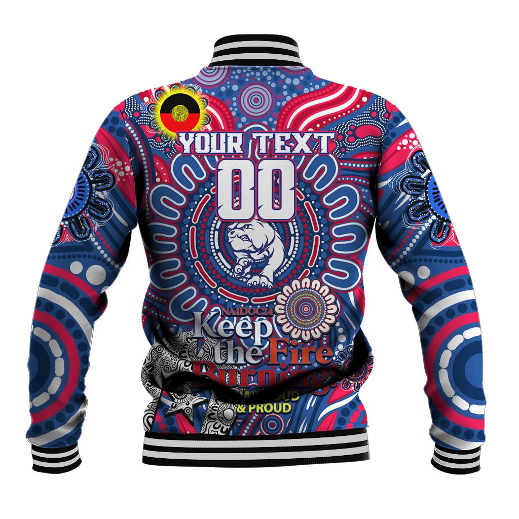 Custom Western Bulldogs NAIDOC Week 2024 Baseball Jacket Mascot Football