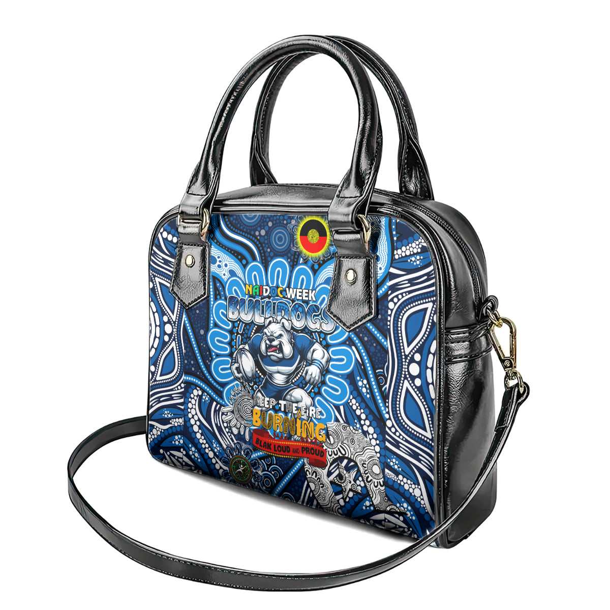 NAIDOC Week 2024 Bulldogs Shoulder Handbag Mascot Rugby