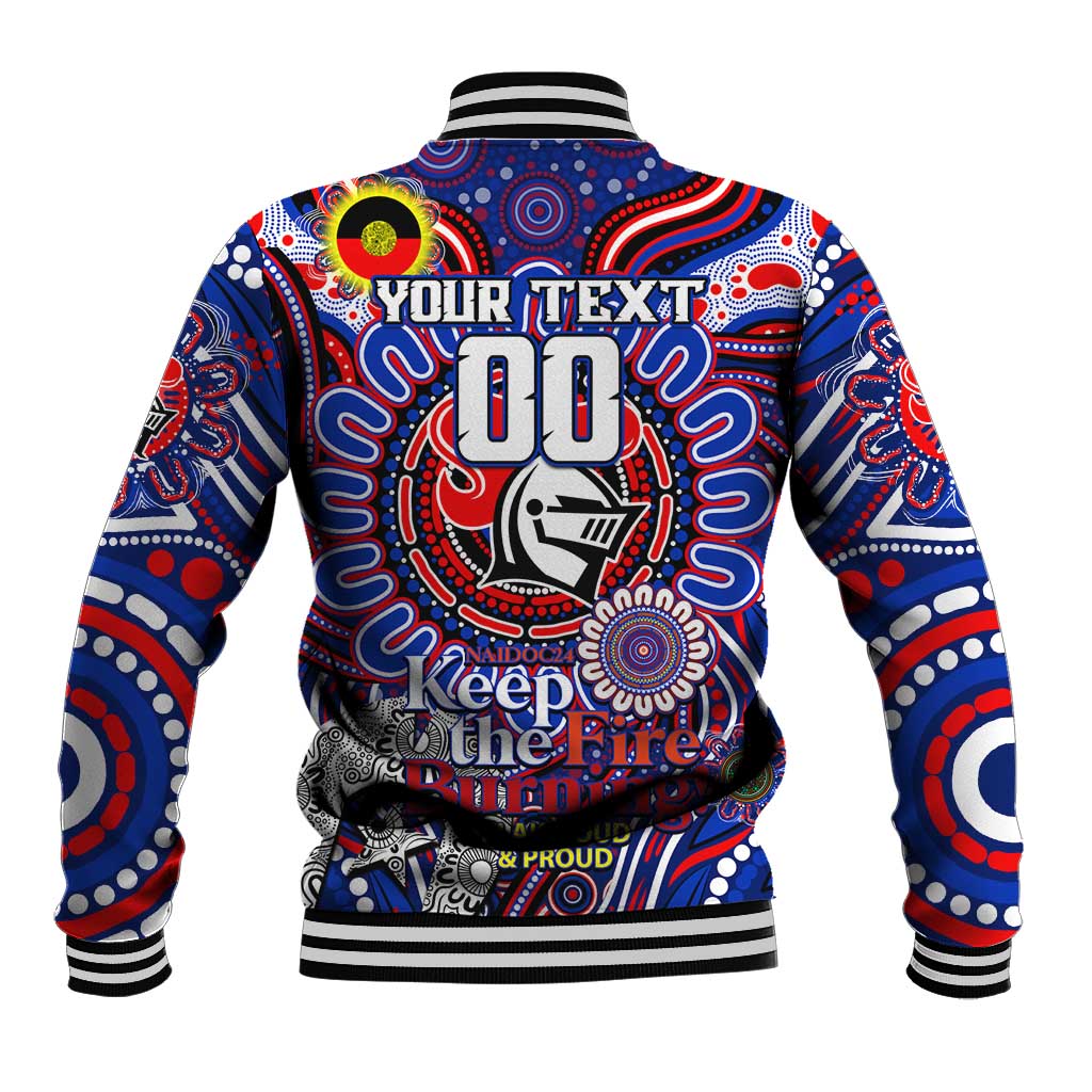 Custom NAIDOC Week 2024 Knights Baseball Jacket Mascot Rugby DT02