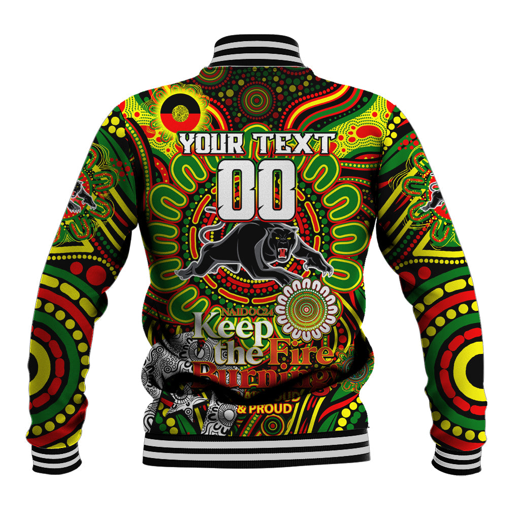 Custom NAIDOC Week 2024 Panthers Baseball Jacket Mascot Rugby