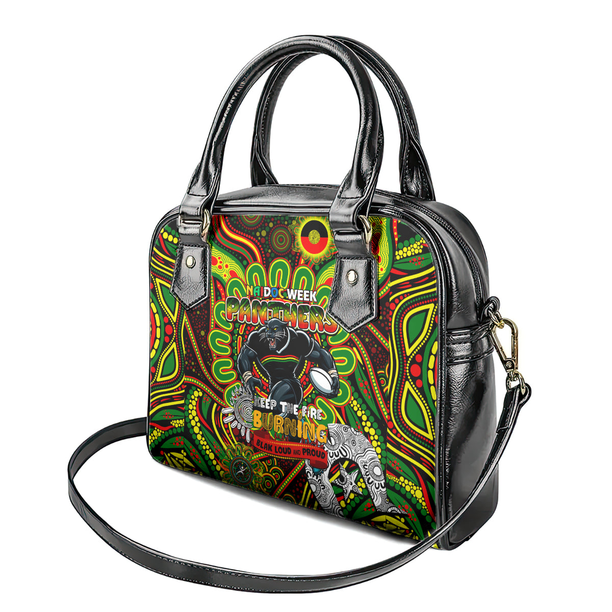 NAIDOC Week 2024 Panthers Shoulder Handbag Mascot Rugby