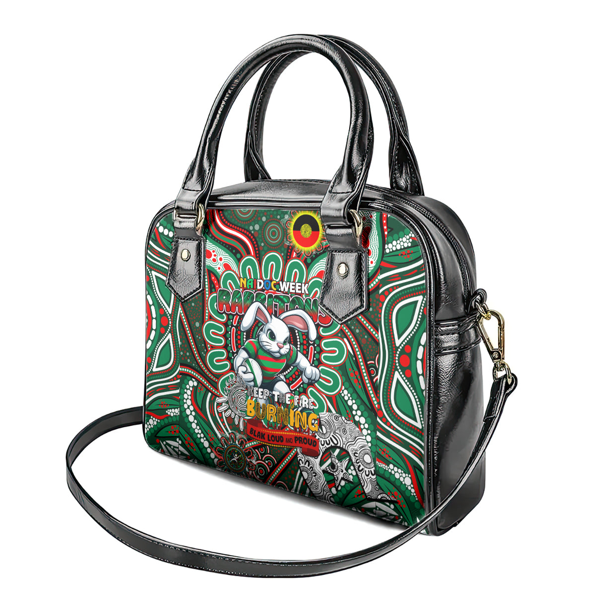 NAIDOC Week 2024 Rabbitohs Shoulder Handbag Mascot Rugby