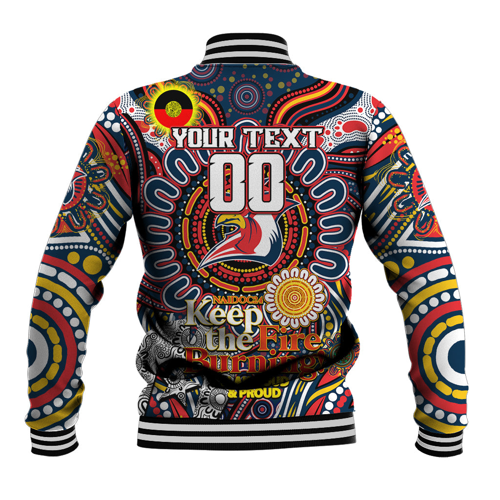 Custom NAIDOC Week 2024 Roosters Baseball Jacket Mascot Rugby