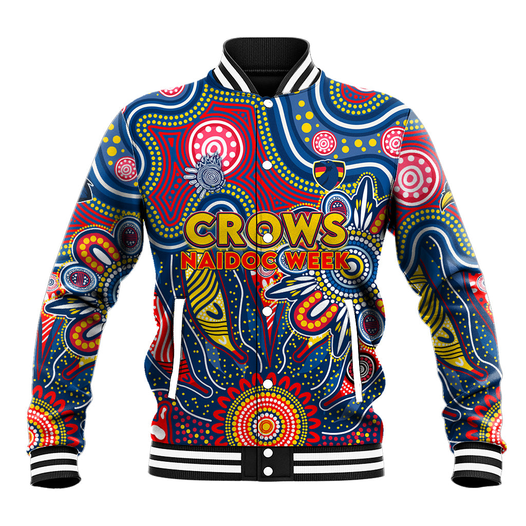 Personalised Lions NAIDOC Week 2024 Baseball Jacket Aussie Aboriginal Art