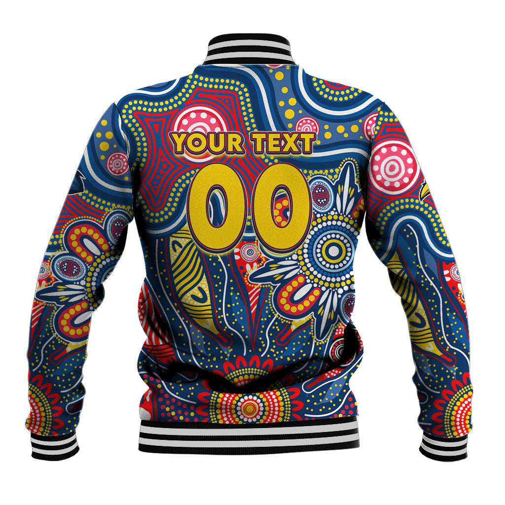 Personalised Lions NAIDOC Week 2024 Baseball Jacket Aussie Aboriginal Art