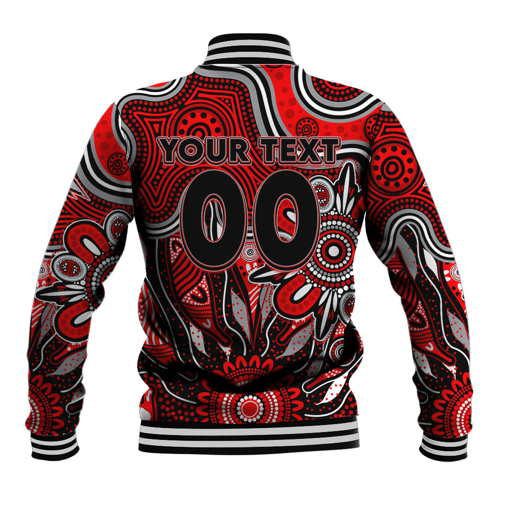 Personalised Bombers NAIDOC Week 2024 Baseball Jacket Aussie Aboriginal Art