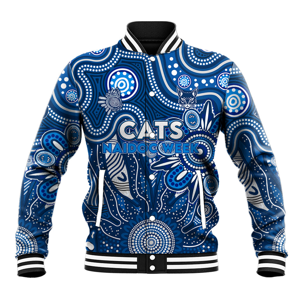 Personalised Cats NAIDOC Week 2024 Baseball Jacket Aussie Aboriginal Art