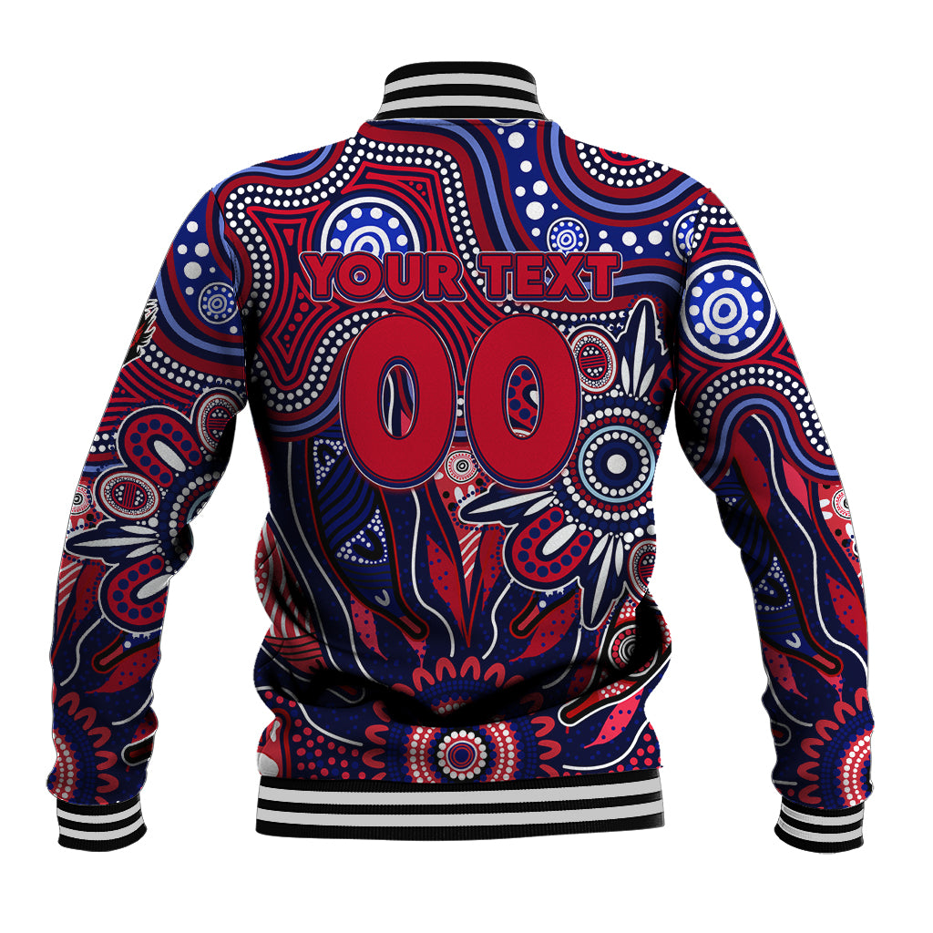 Personalised Demons NAIDOC Week 2024 Baseball Jacket Aussie Aboriginal Art