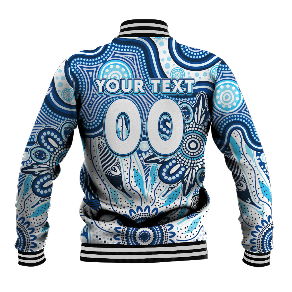 Personalised Kangaroos NAIDOC Week 2024 Baseball Jacket Aussie Aboriginal Art