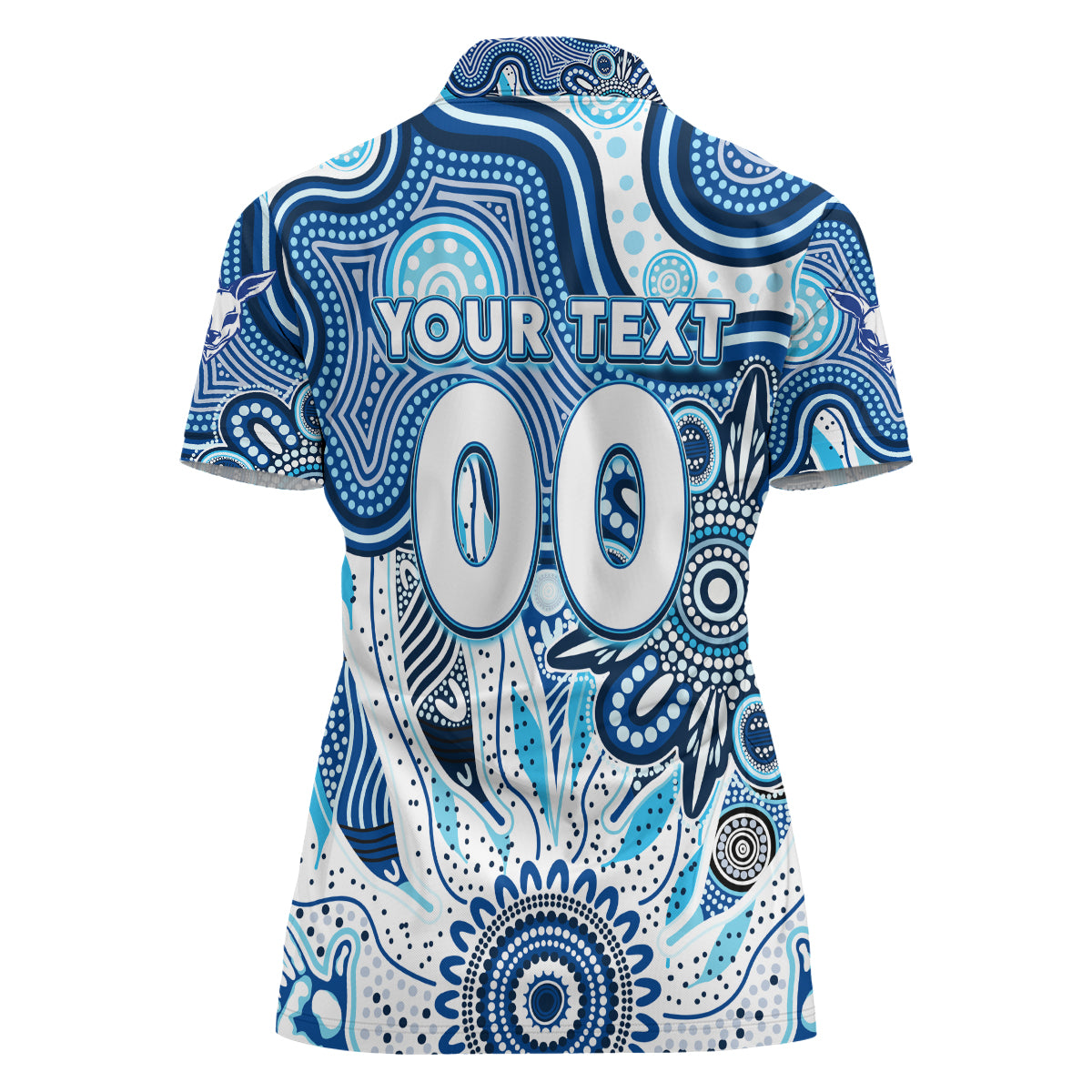 Personalised Kangaroos NAIDOC Week 2024 Women Polo Shirt Aussie Aboriginal Art