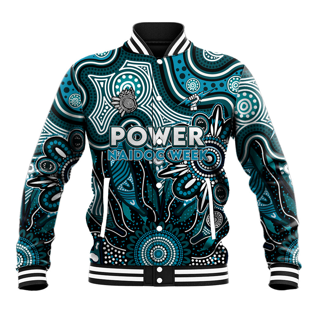 Personalised Power NAIDOC Week 2024 Baseball Jacket Aussie Aboriginal Art