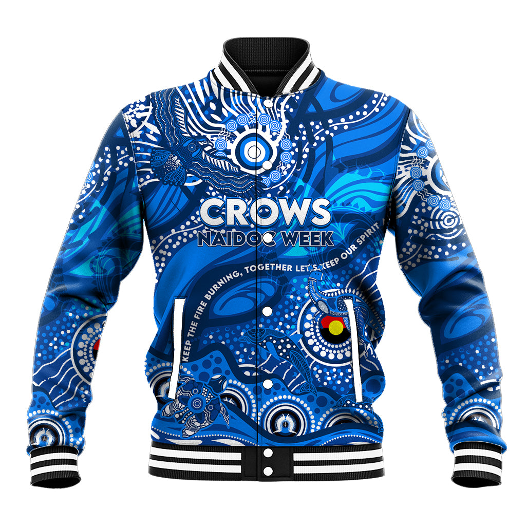 Custom NAIDOC Week 2024 Cats Baseball Jacket Aboriginal Animals Keep The Fire Burning