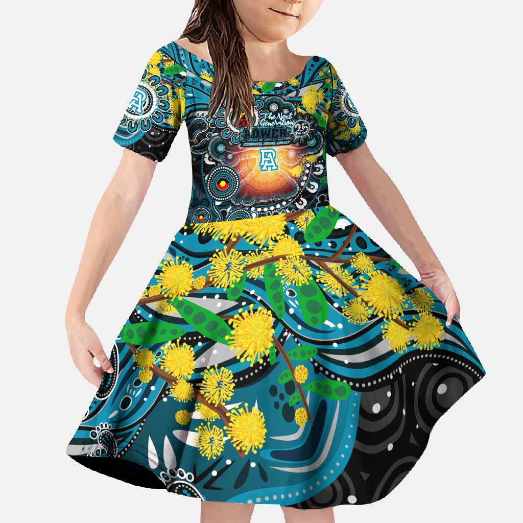 Personalised NAIDOC Week 2025 Power Football Family Matching Mermaid Dress and Hawaiian Shirt Aboriginal Dot Painting