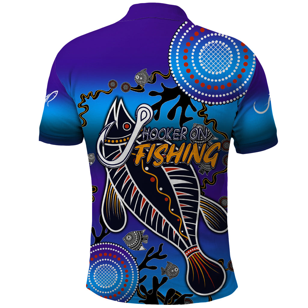 australia-fishing-polo-shirt-hooked-on-fishing-with-aboriginal-patterns