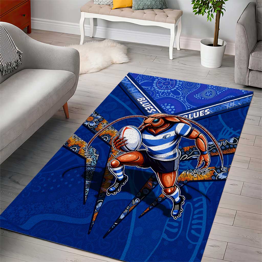 NSW Blues Area Rug Mascot Rugby League