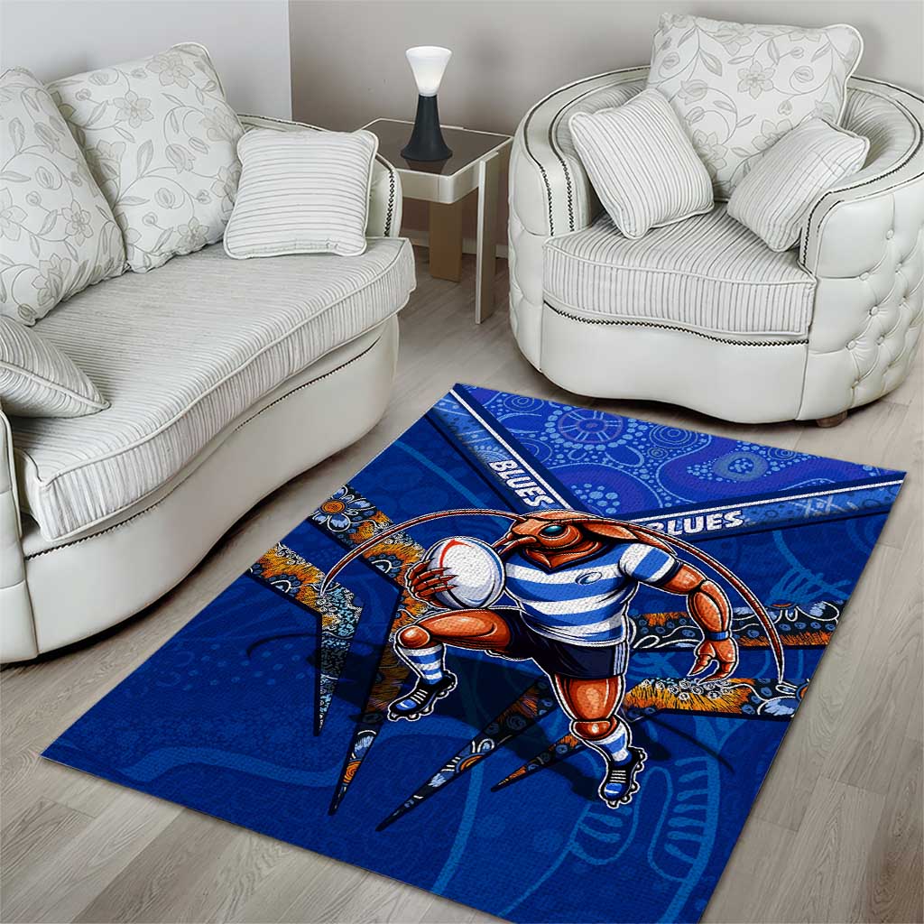 NSW Blues Area Rug Mascot Rugby League