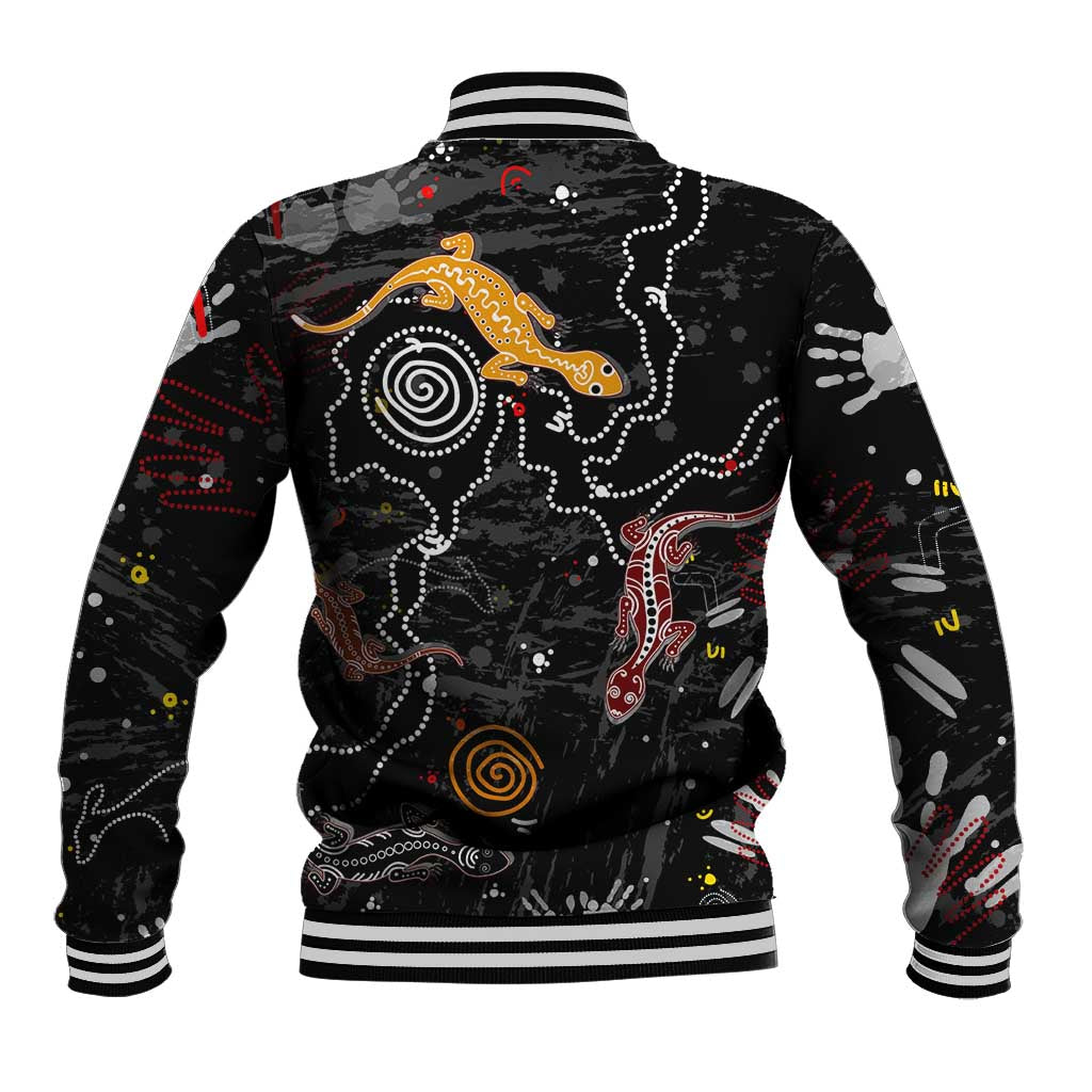 Lizard Aboriginal Australia Baseball Jacket