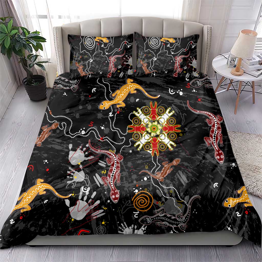 Lizard Aboriginal Australia Bedding Set