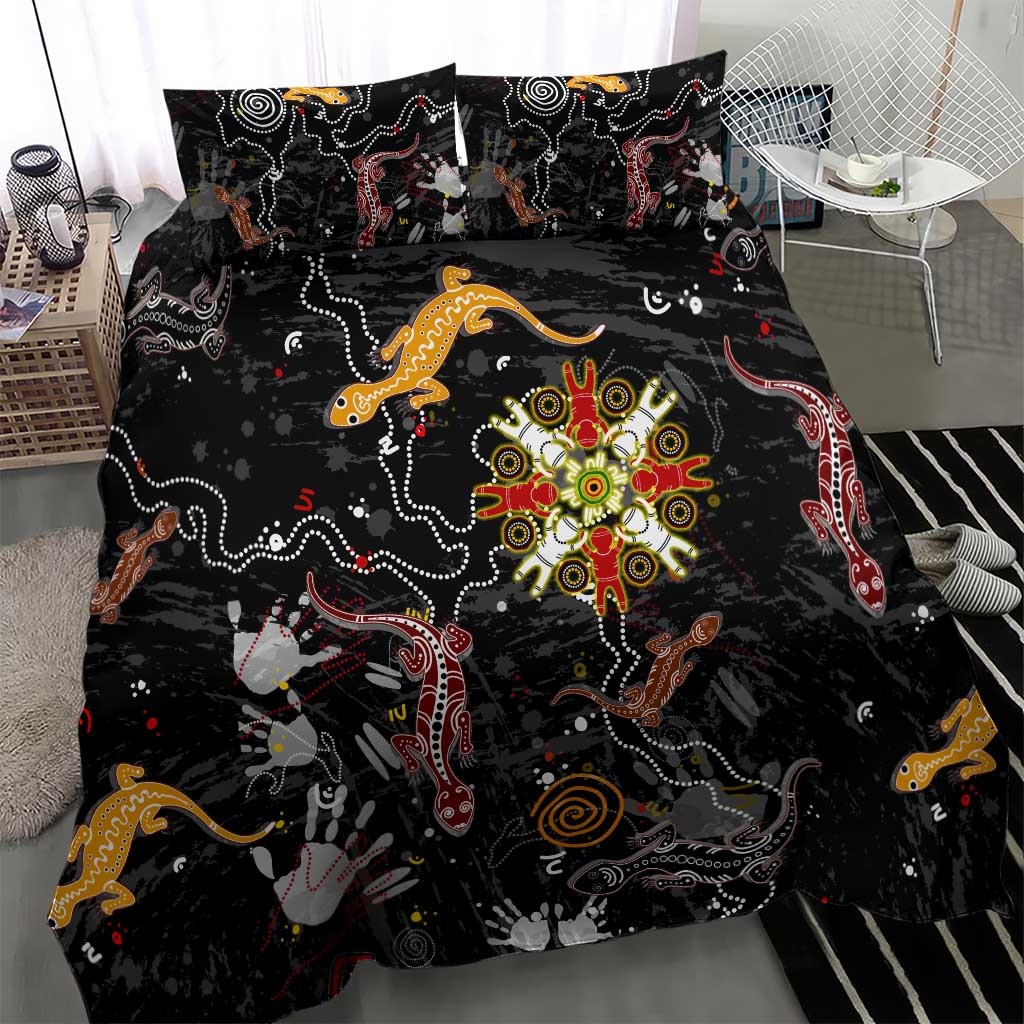 Lizard Aboriginal Australia Bedding Set