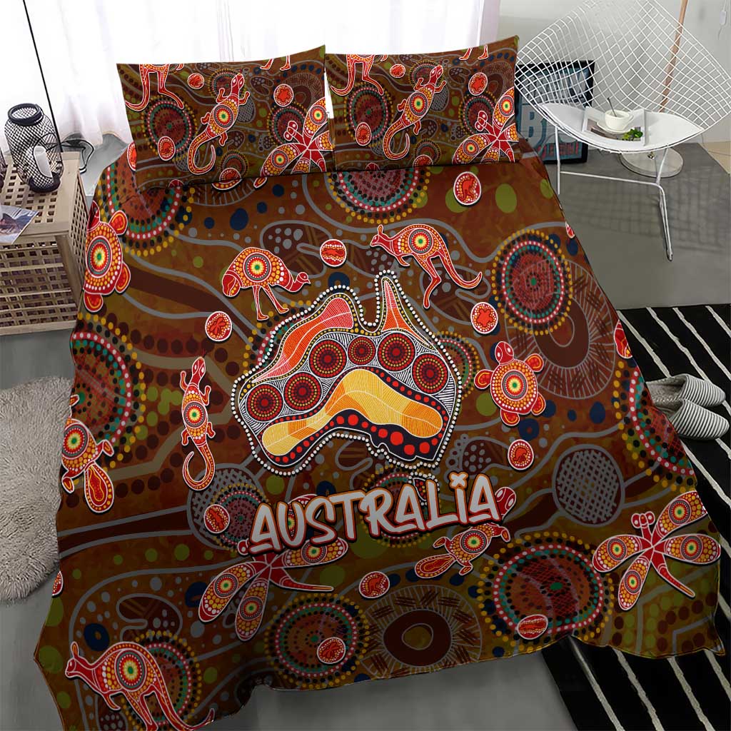 Animal Australia Aboriginal Art Bedding Set