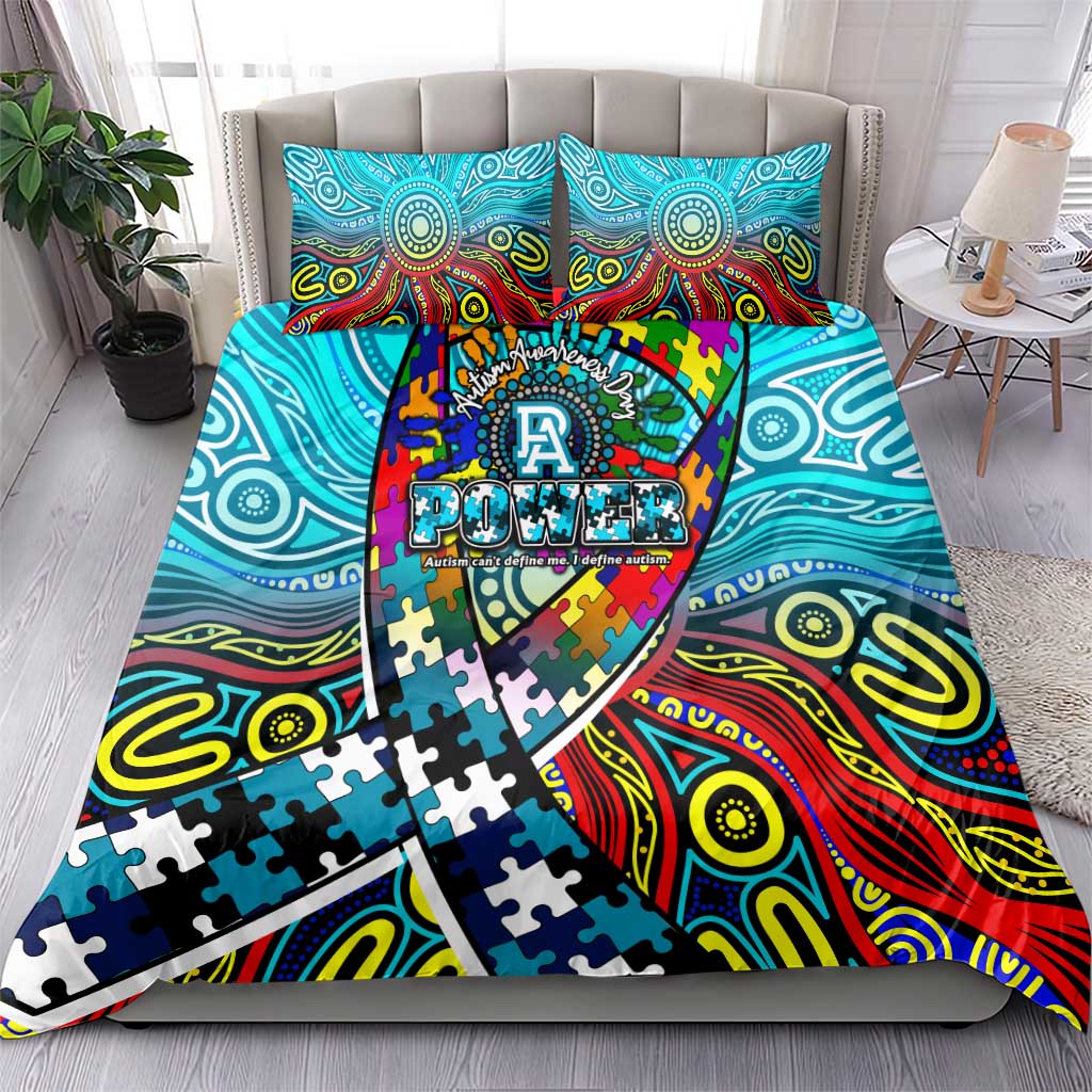 Autism Awareness Australia Port Adelaide Power Bedding Set Aboriginal Indigenous Art