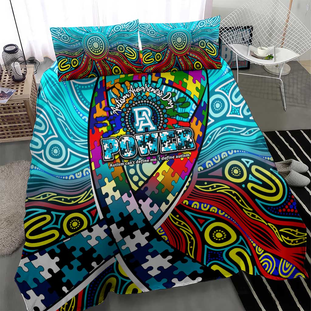 Autism Awareness Australia Port Adelaide Power Bedding Set Aboriginal Indigenous Art