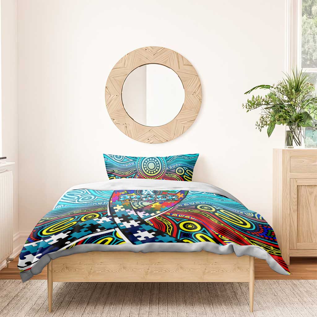 Autism Awareness Australia Port Adelaide Power Bedding Set Aboriginal Indigenous Art