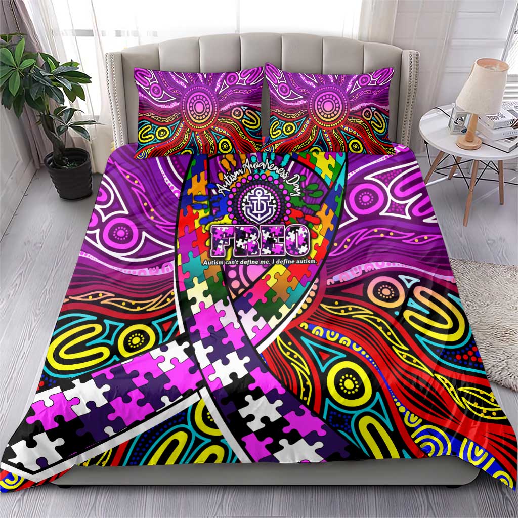 Autism Awareness Australia Fremantle Freo Bedding Set Aboriginal Indigenous Art