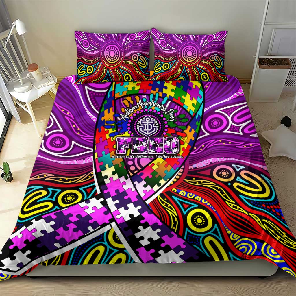 Autism Awareness Australia Fremantle Freo Bedding Set Aboriginal Indigenous Art