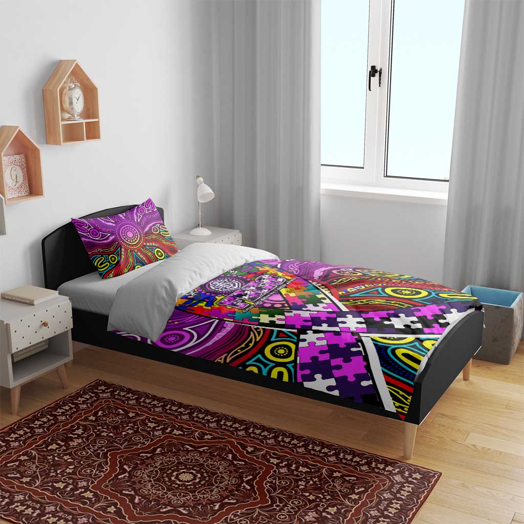 Autism Awareness Australia Fremantle Freo Bedding Set Aboriginal Indigenous Art