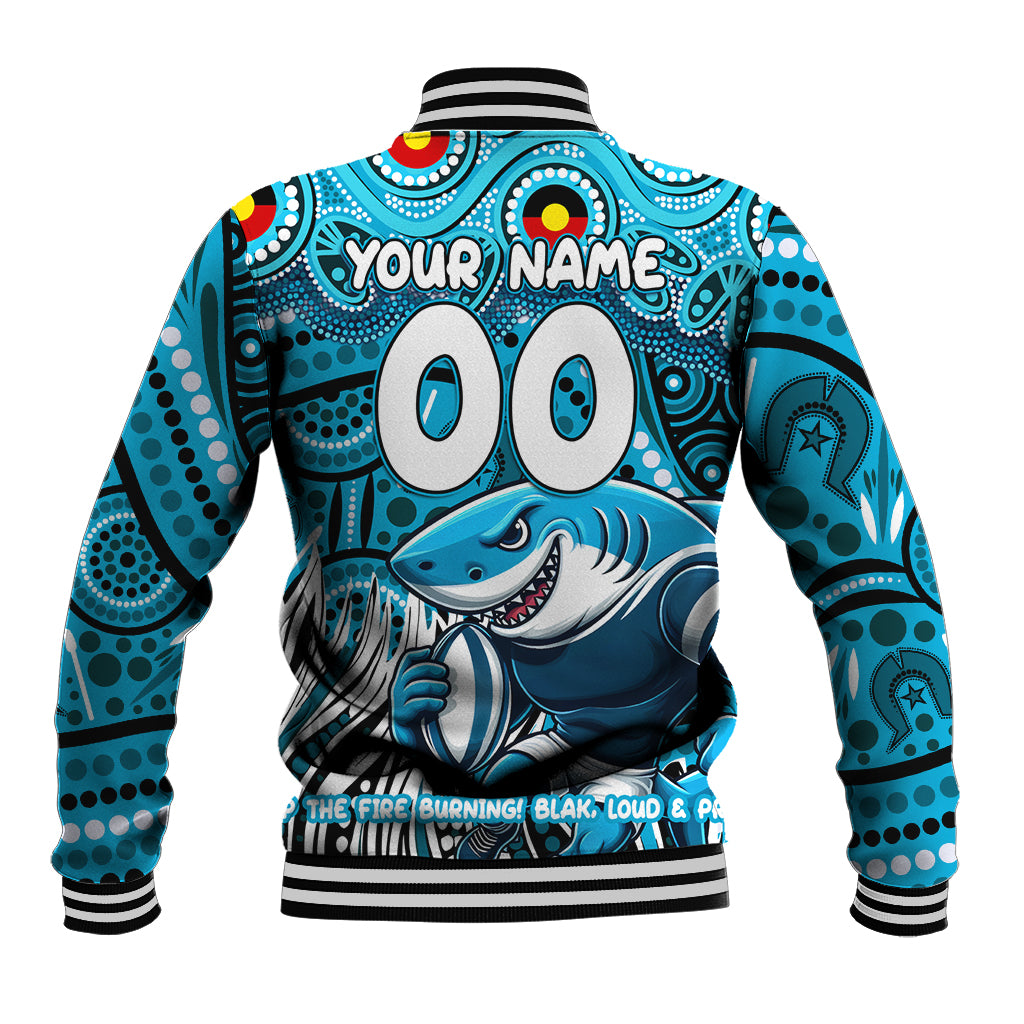 Custom Australia NAIDOC Week 2024 Baseball Jacket Sharks Mascot Keep The Fire Burning