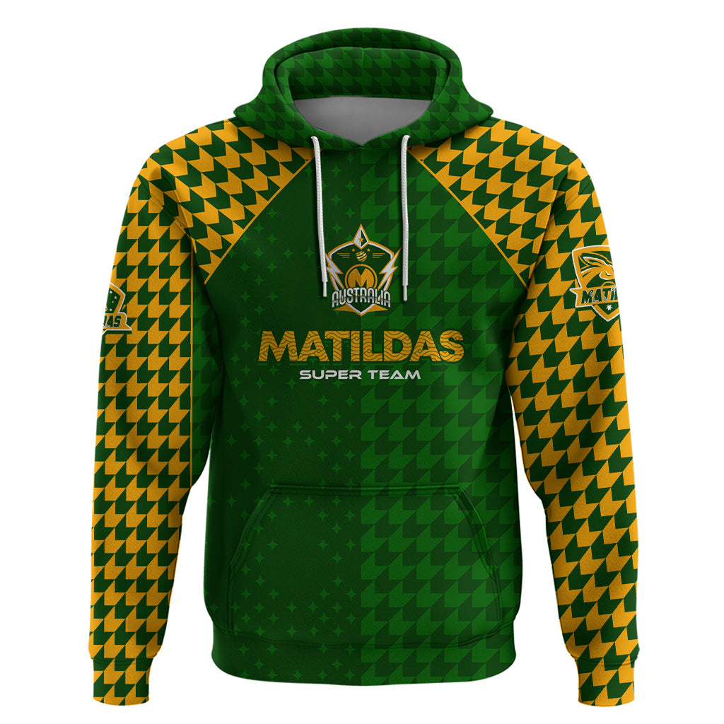 Personalised Australia Soccer Matildas Hoodie Super Team