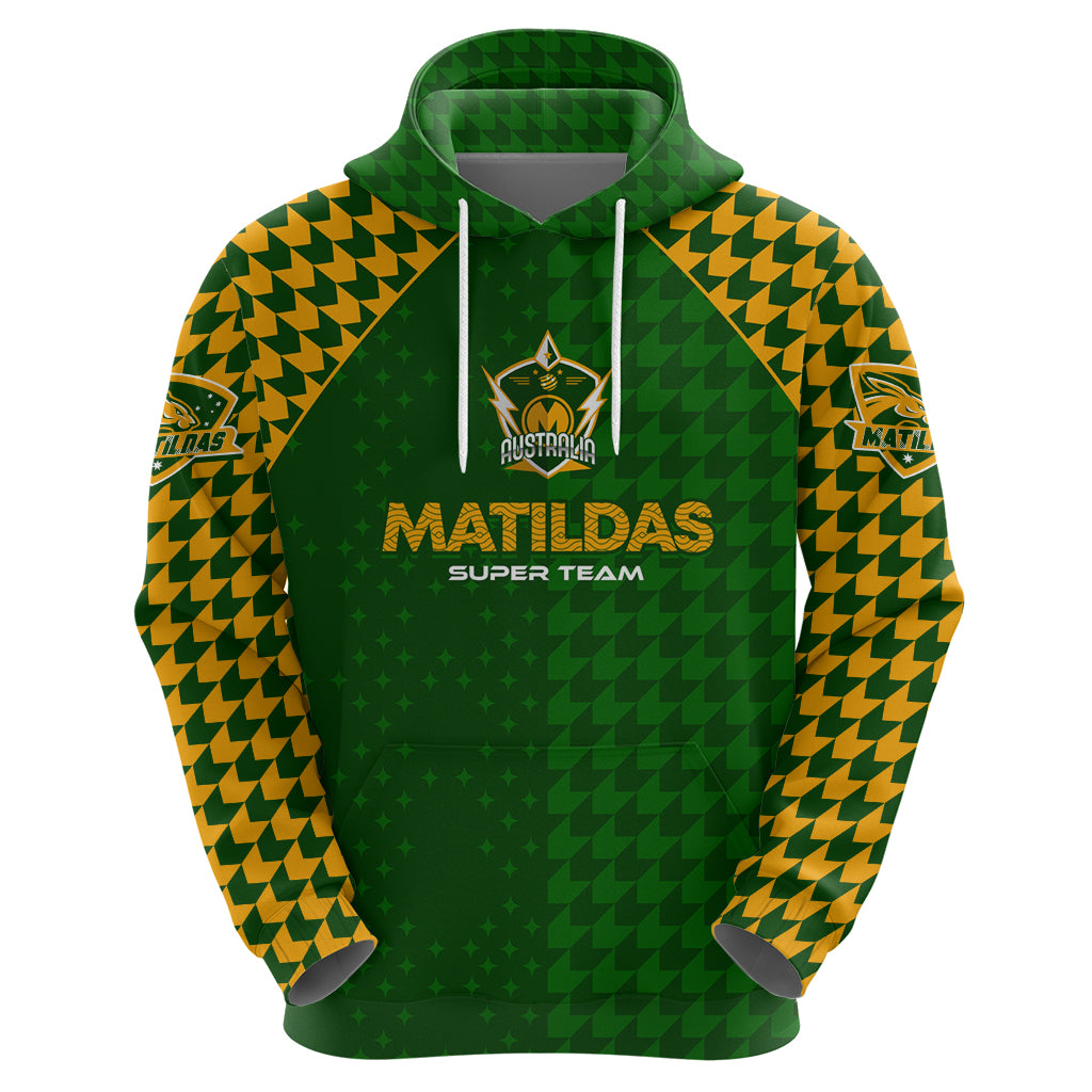 Personalised Australia Soccer Matildas Hoodie Super Team