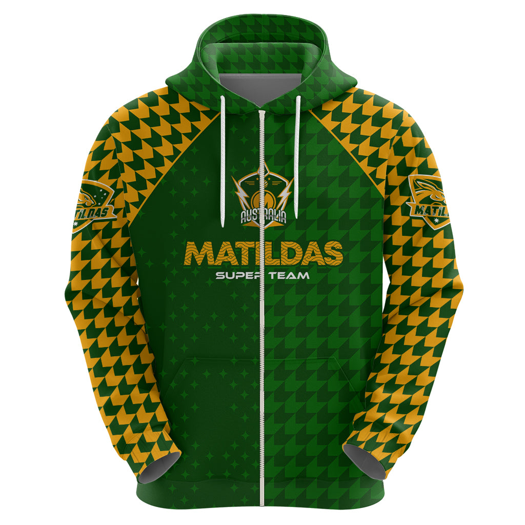 Personalised Australia Soccer Matildas Hoodie Super Team