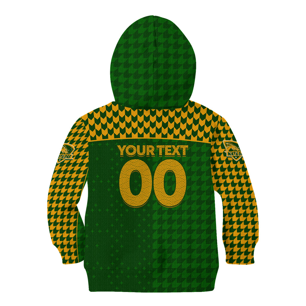 Personalised Australia Soccer Matildas Kid Hoodie Super Team