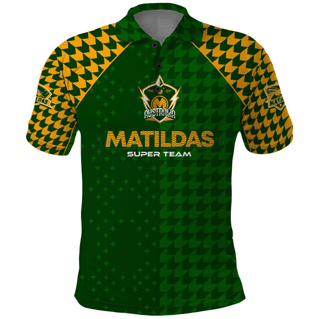 Personalised Australia Soccer Matildas Polo Shirt Super Team