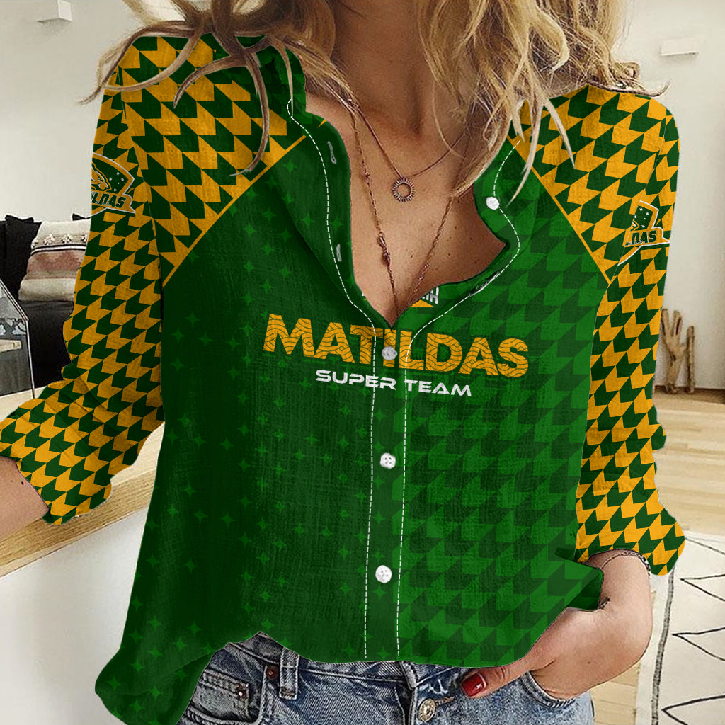 Personalised Australia Soccer Matildas Women Casual Shirt Super Team