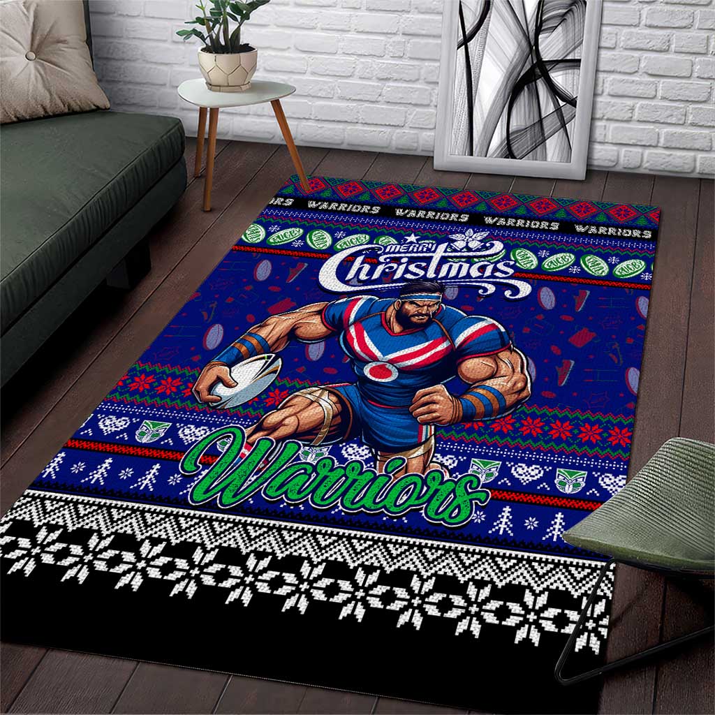 New Zealand Warriors Rugby Xmas Area Rug Australia NRL Mascot