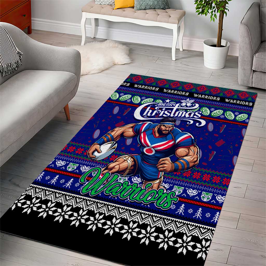 New Zealand Warriors Rugby Xmas Area Rug Australia NRL Mascot