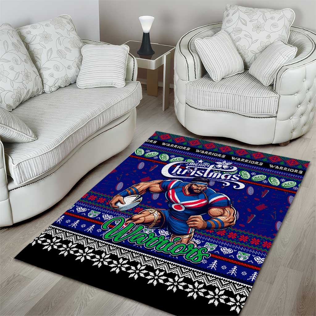 New Zealand Warriors Rugby Xmas Area Rug Australia NRL Mascot