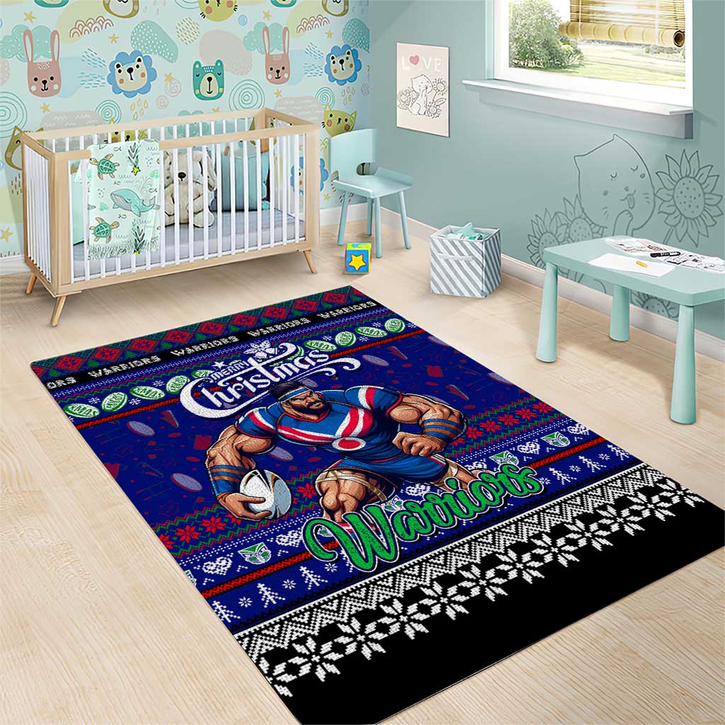 New Zealand Warriors Rugby Xmas Area Rug Australia NRL Mascot