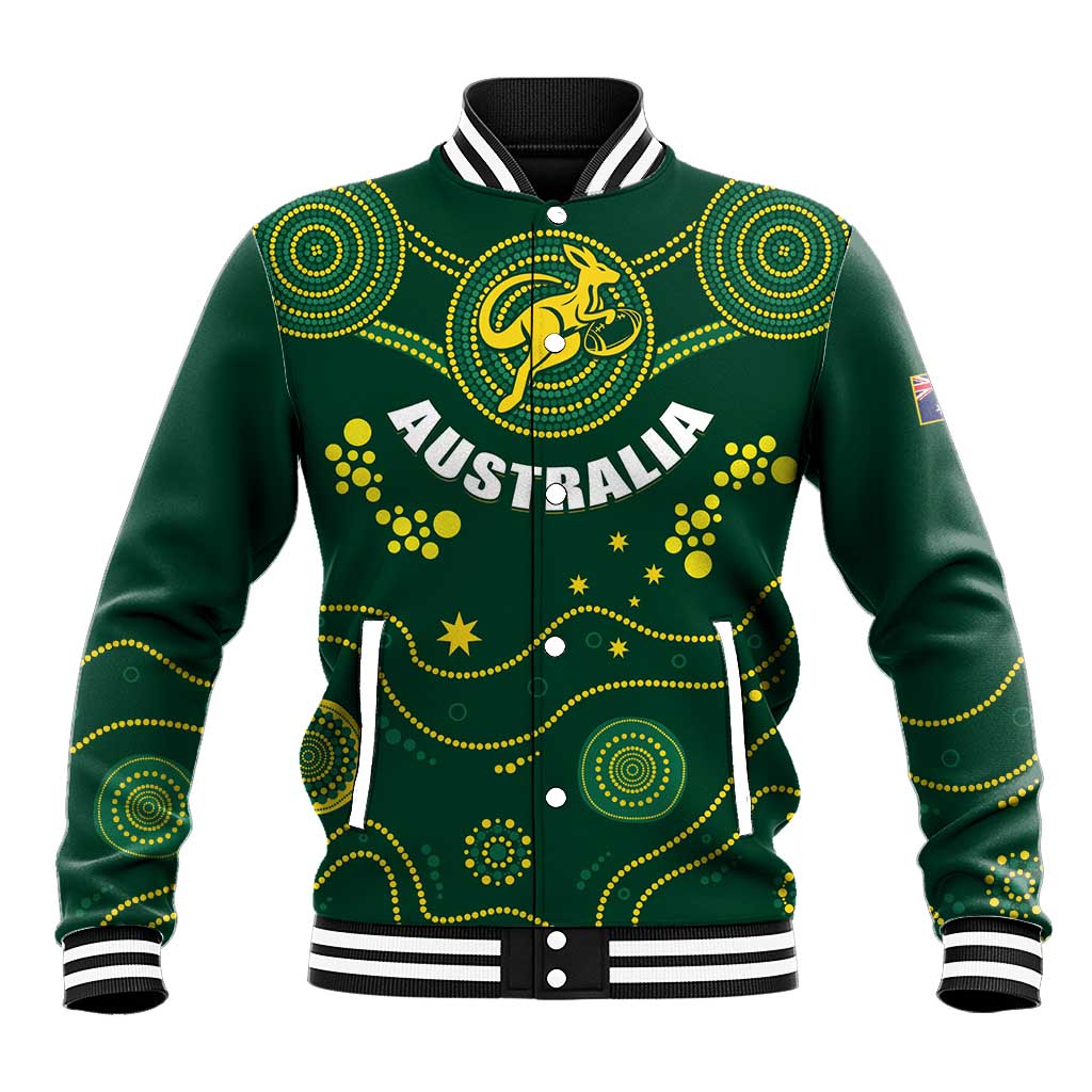 Australia 2024 Rugby Baseball Jacket Go Wallabies