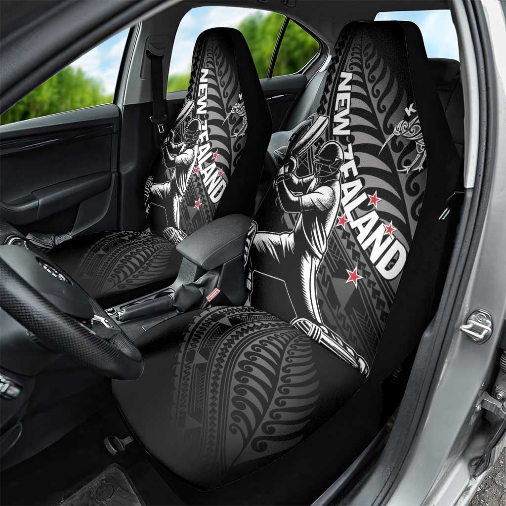 New Zealand Cricket Car Seat Cover Maori Kiwi Black Fern