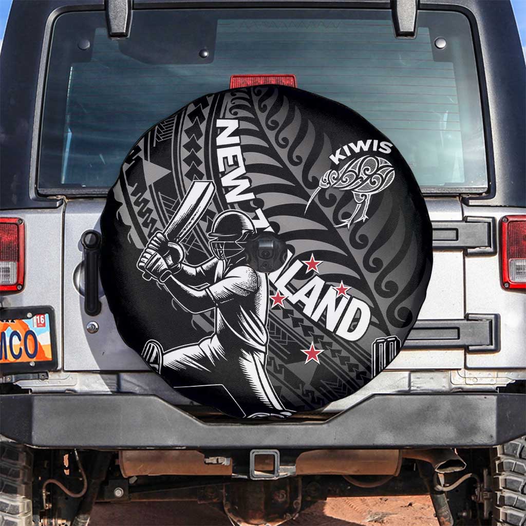 New Zealand Cricket Spare Tire Cover Maori Kiwi Black Fern