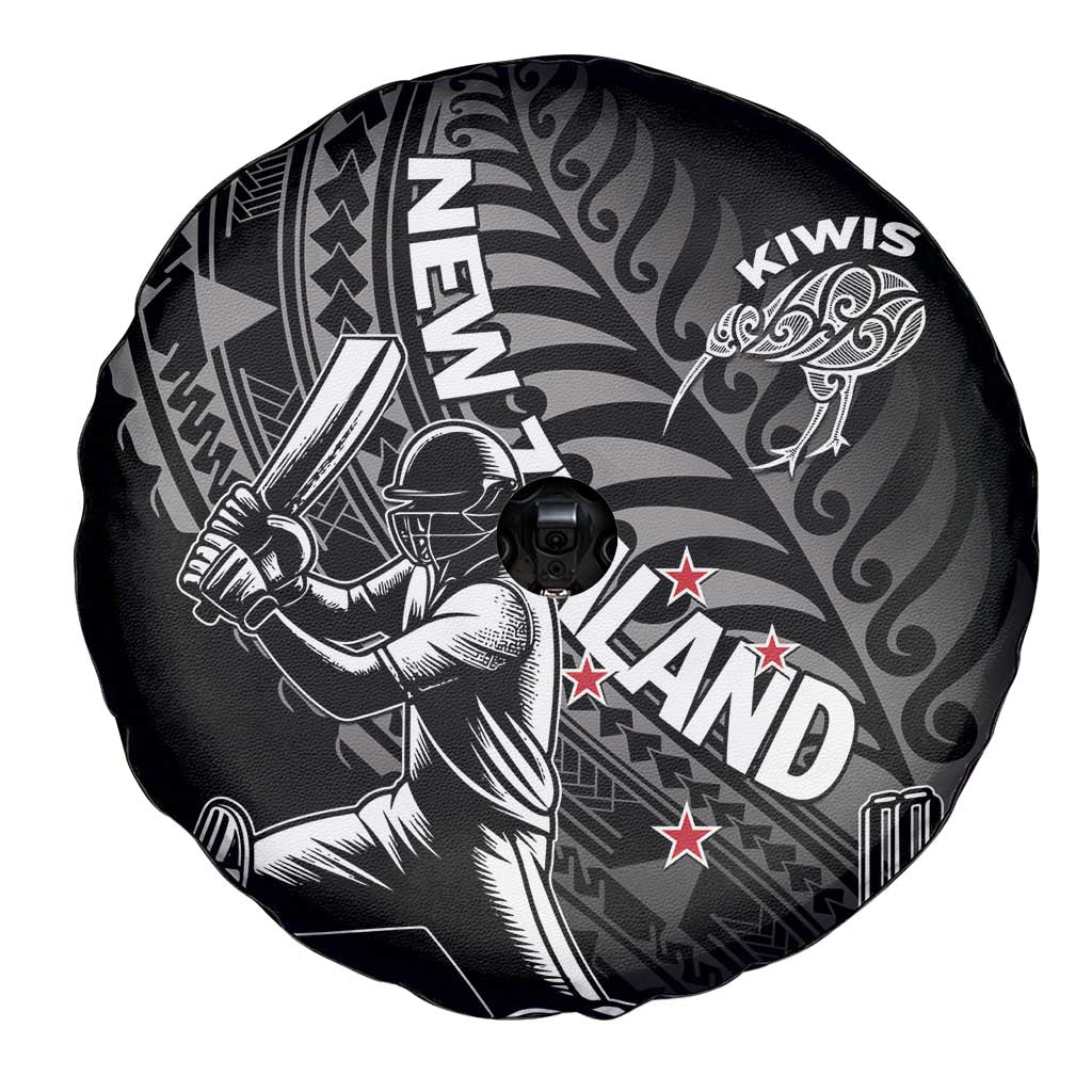 New Zealand Cricket Spare Tire Cover Maori Kiwi Black Fern