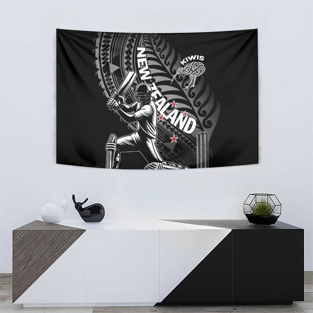 New Zealand Cricket Tapestry Maori Kiwi Black Fern